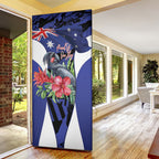 Australian National Flag Day Door Cover Palm Cockatoo Proud Of Our Flag