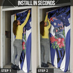 Australian National Flag Day Door Cover Palm Cockatoo Proud Of Our Flag