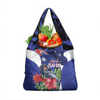 Australian National Flag Day Grocery Bag Palm Cockatoo Proud Of Our Flag