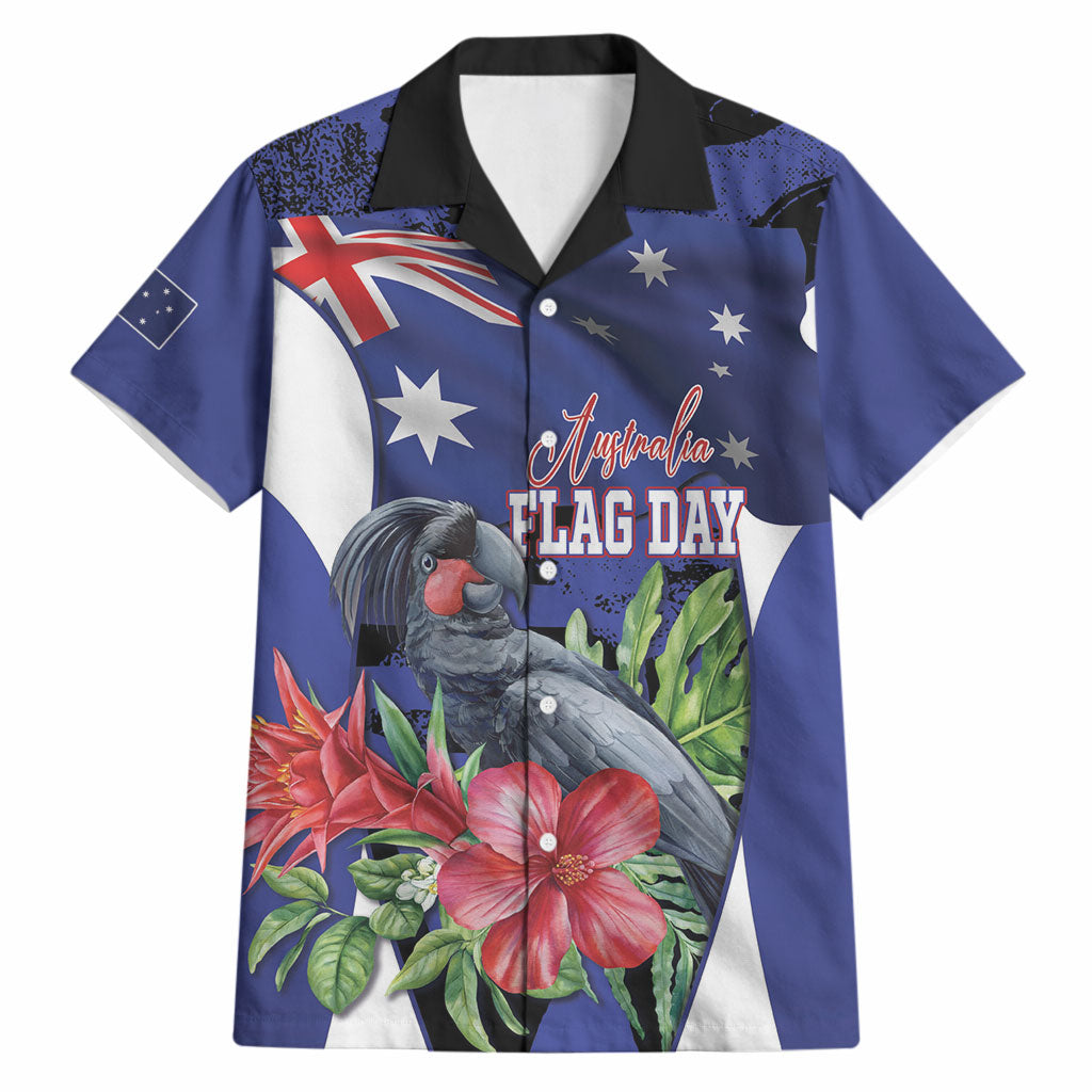 Australian National Flag Day Hawaiian Shirt Palm Cockatoo Proud Of Our Flag