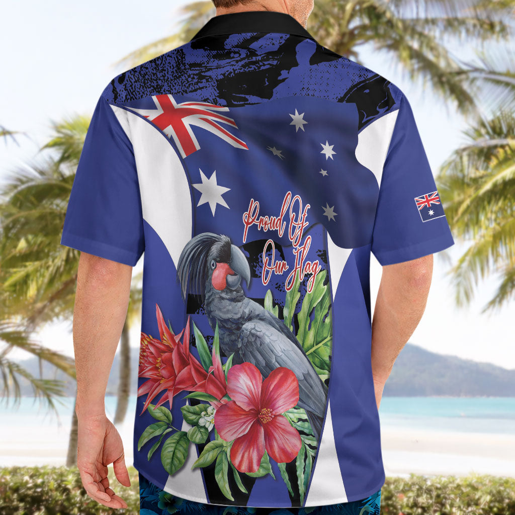 Australian National Flag Day Hawaiian Shirt Palm Cockatoo Proud Of Our Flag