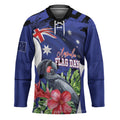 Australian National Flag Day Hockey Jersey Palm Cockatoo Proud Of Our Flag