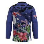 Australian National Flag Day Hockey Jersey Palm Cockatoo Proud Of Our Flag
