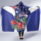 Australian National Flag Day Hooded Blanket Palm Cockatoo Proud Of Our Flag