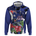 Australian National Flag Day Hoodie Palm Cockatoo Proud Of Our Flag