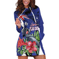 Australian National Flag Day Hoodie Dress Palm Cockatoo Proud Of Our Flag