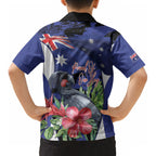 Australian National Flag Day Kid Hawaiian Shirt Palm Cockatoo Proud Of Our Flag