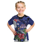 Australian National Flag Day Kid T Shirt Palm Cockatoo Proud Of Our Flag