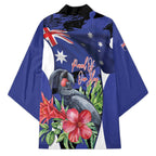 Australian National Flag Day Kimono Palm Cockatoo Proud Of Our Flag