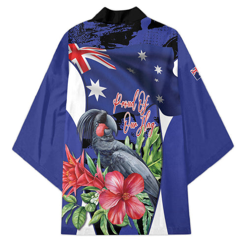 Australian National Flag Day Kimono Palm Cockatoo Proud Of Our Flag