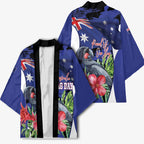 Australian National Flag Day Kimono Palm Cockatoo Proud Of Our Flag