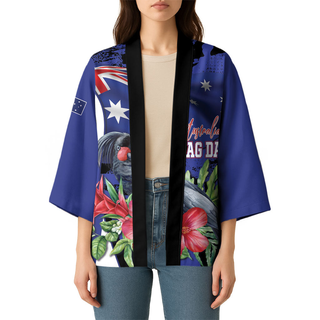 Australian National Flag Day Kimono Palm Cockatoo Proud Of Our Flag