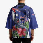 Australian National Flag Day Kimono Palm Cockatoo Proud Of Our Flag