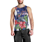 Australian National Flag Day Men Tank Top Palm Cockatoo Proud Of Our Flag