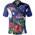 Australian National Flag Day Polo Shirt Palm Cockatoo Proud Of Our Flag