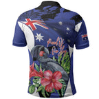 Australian National Flag Day Polo Shirt Palm Cockatoo Proud Of Our Flag