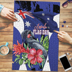 Australian National Flag Day Puzzle Palm Cockatoo Proud Of Our Flag