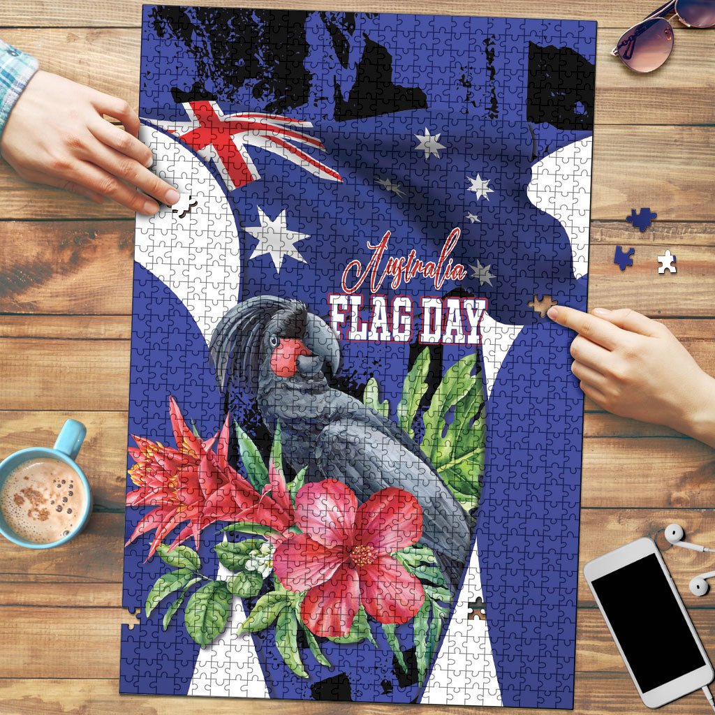 Australian National Flag Day Puzzle Palm Cockatoo Proud Of Our Flag