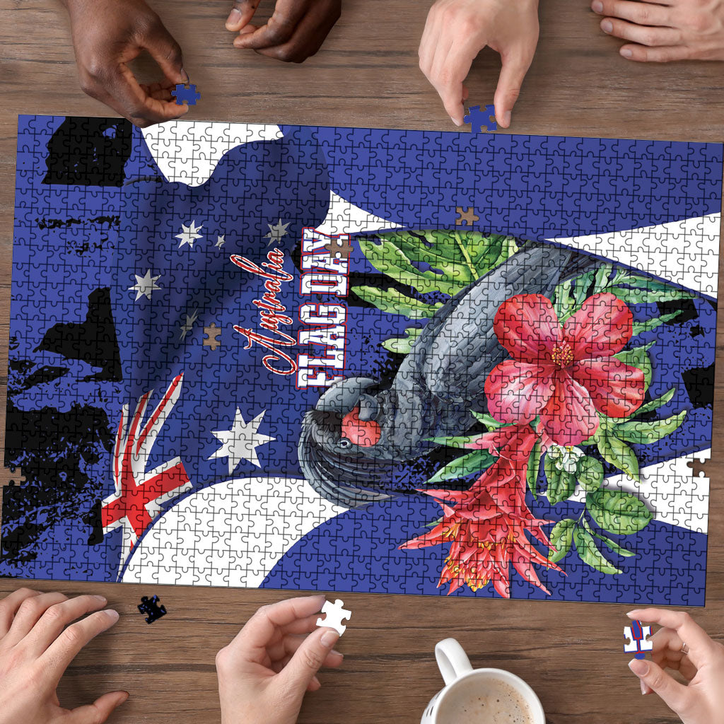 Australian National Flag Day Puzzle Palm Cockatoo Proud Of Our Flag