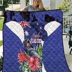 Australian National Flag Day Quilt Palm Cockatoo Proud Of Our Flag