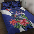 Australian National Flag Day Quilt Bed Set Palm Cockatoo Proud Of Our Flag