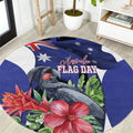 Australian National Flag Day Round Carpet Palm Cockatoo Proud Of Our Flag