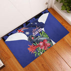 Australian National Flag Day Rubber Doormat Palm Cockatoo Proud Of Our Flag