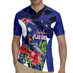 Australian National Flag Day Rugby Jersey Palm Cockatoo Proud Of Our Flag