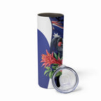 Australian National Flag Day Skinny Tumbler Palm Cockatoo Proud Of Our Flag