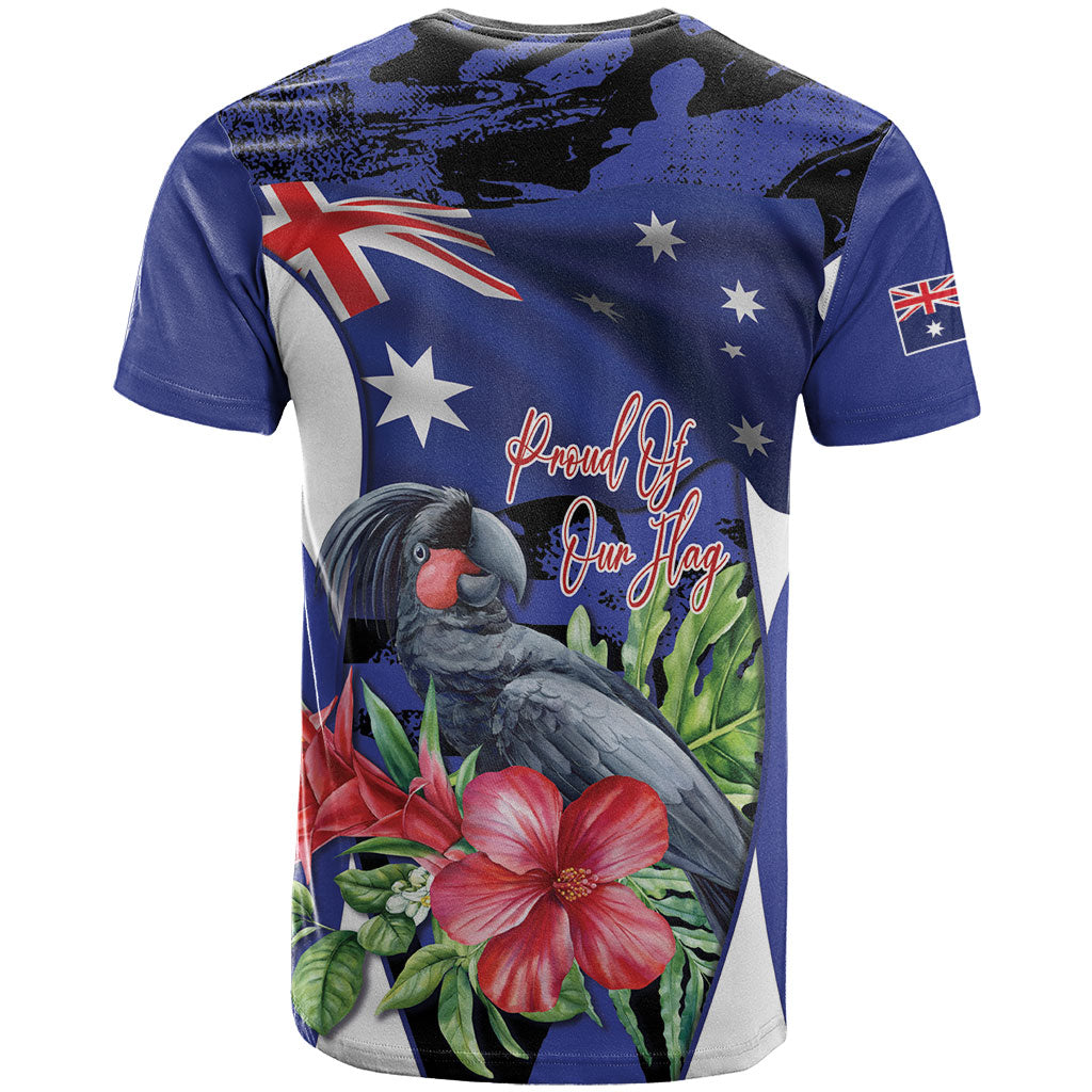 Australian National Flag Day T Shirt Palm Cockatoo Proud Of Our Flag