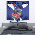 Australian National Flag Day Tapestry Palm Cockatoo Proud Of Our Flag