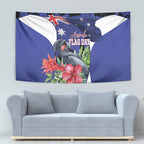 Australian National Flag Day Tapestry Palm Cockatoo Proud Of Our Flag