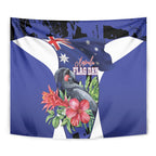 Australian National Flag Day Tapestry Palm Cockatoo Proud Of Our Flag