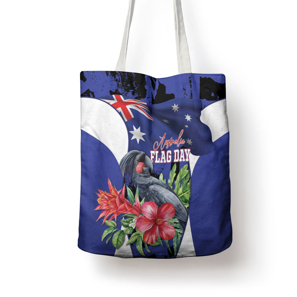 Australian National Flag Day Tote Bag Palm Cockatoo Proud Of Our Flag