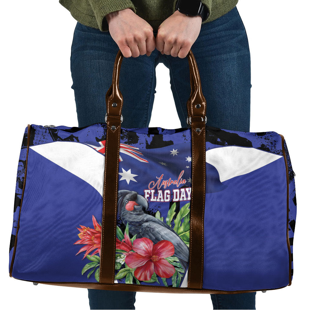 Australian National Flag Day Travel Bag Palm Cockatoo Proud Of Our Flag