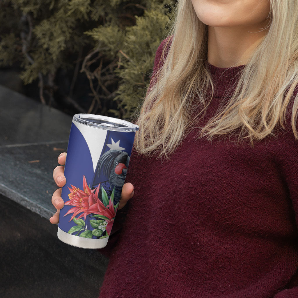 Australian National Flag Day Tumbler Cup Palm Cockatoo Proud Of Our Flag