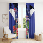 Australian National Flag Day Window Curtain Palm Cockatoo Proud Of Our Flag