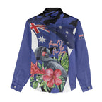 Australian National Flag Day Women Casual Shirt Palm Cockatoo Proud Of Our Flag