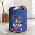 Australian National Flag Day Laundry Basket Funny Kangaroo Koala Aussie Proud