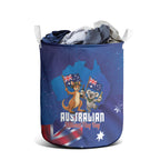 Australian National Flag Day Laundry Basket Funny Kangaroo Koala Aussie Proud