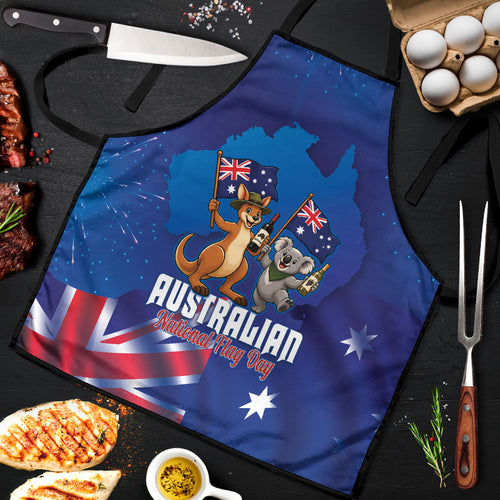 Australian National Flag Day Apron Funny Kangaroo Koala Aussie Proud