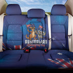 Australian National Flag Day Back Car Seat Cover Funny Kangaroo Koala Aussie Proud