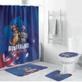 Australian National Flag Day Bathroom Set Funny Kangaroo Koala Aussie Proud