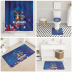 Australian National Flag Day Bathroom Set Funny Kangaroo Koala Aussie Proud