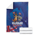 Australian National Flag Day Blanket Funny Kangaroo Koala Aussie Proud