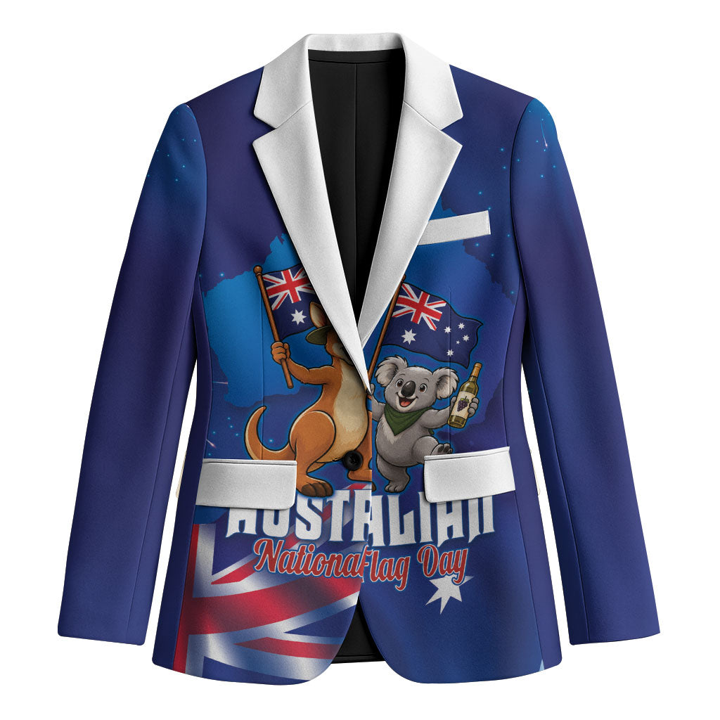 Australian National Flag Day Personalised Blazer Funny Kangaroo Koala Aussie Proud