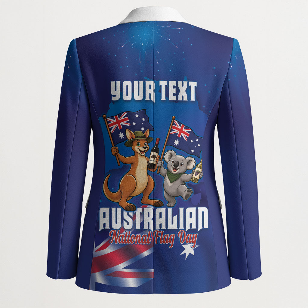 Australian National Flag Day Personalised Blazer Funny Kangaroo Koala Aussie Proud