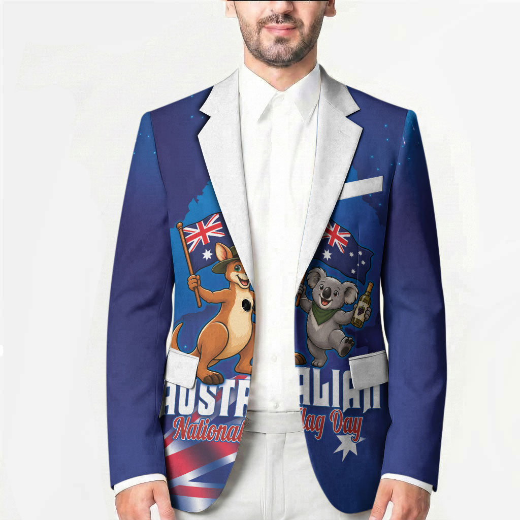 Australian National Flag Day Personalised Blazer Funny Kangaroo Koala Aussie Proud