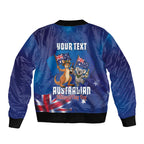 Australian National Flag Day Personalised Bomber Jacket Funny Kangaroo Koala Aussie Proud