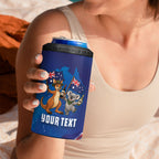 Australian National Flag Day Personalised 4 in 1 Can Cooler Tumbler Funny Kangaroo Koala Aussie Proud